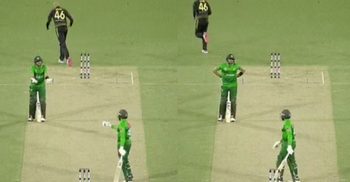 WATCH: Pakistan skipper Babar Azam loses his cool after Asif Ali throws away his wicket during 2nd T20I against Australia