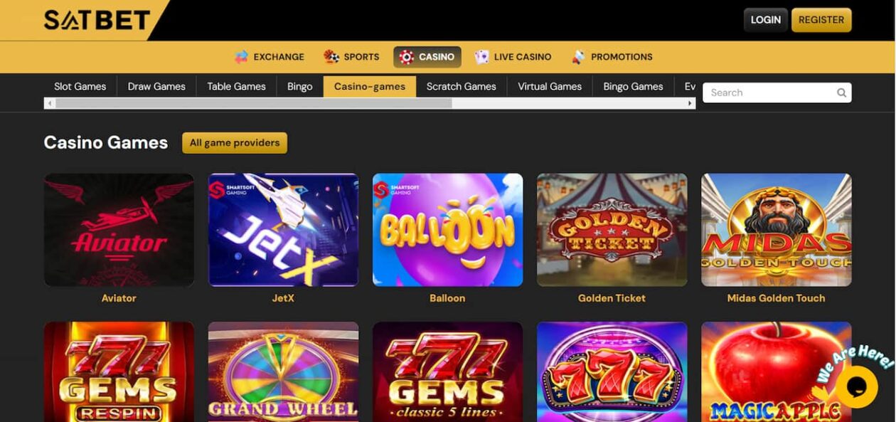 satbet casino bonus