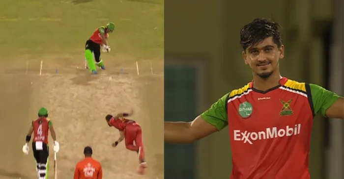 WATCH: Saim Ayub hits a glorious six to clinch the title for Guyana Amazon Warriors – CPL 2023 final